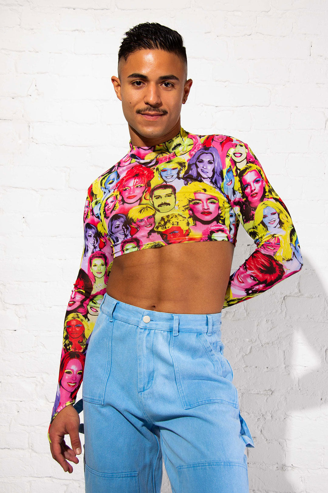 Icons Crop Top