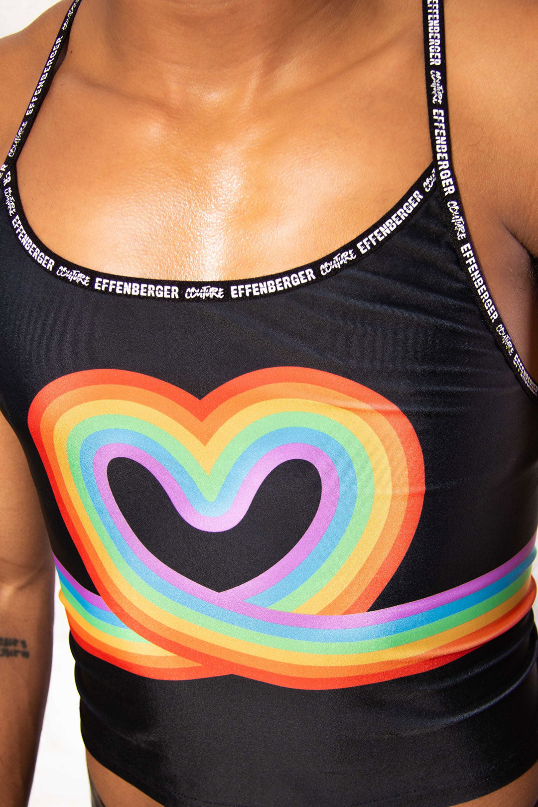 RAINBOW HEART TOP